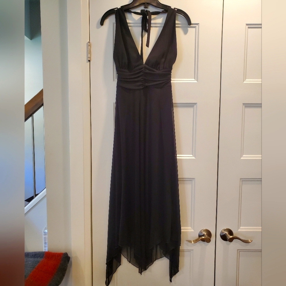 Flowy halter top dress